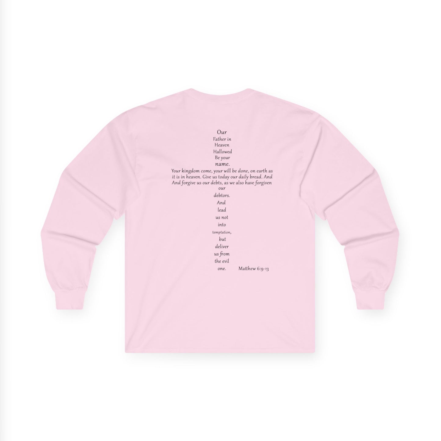 Prayer Cross Long Sleeve Tee