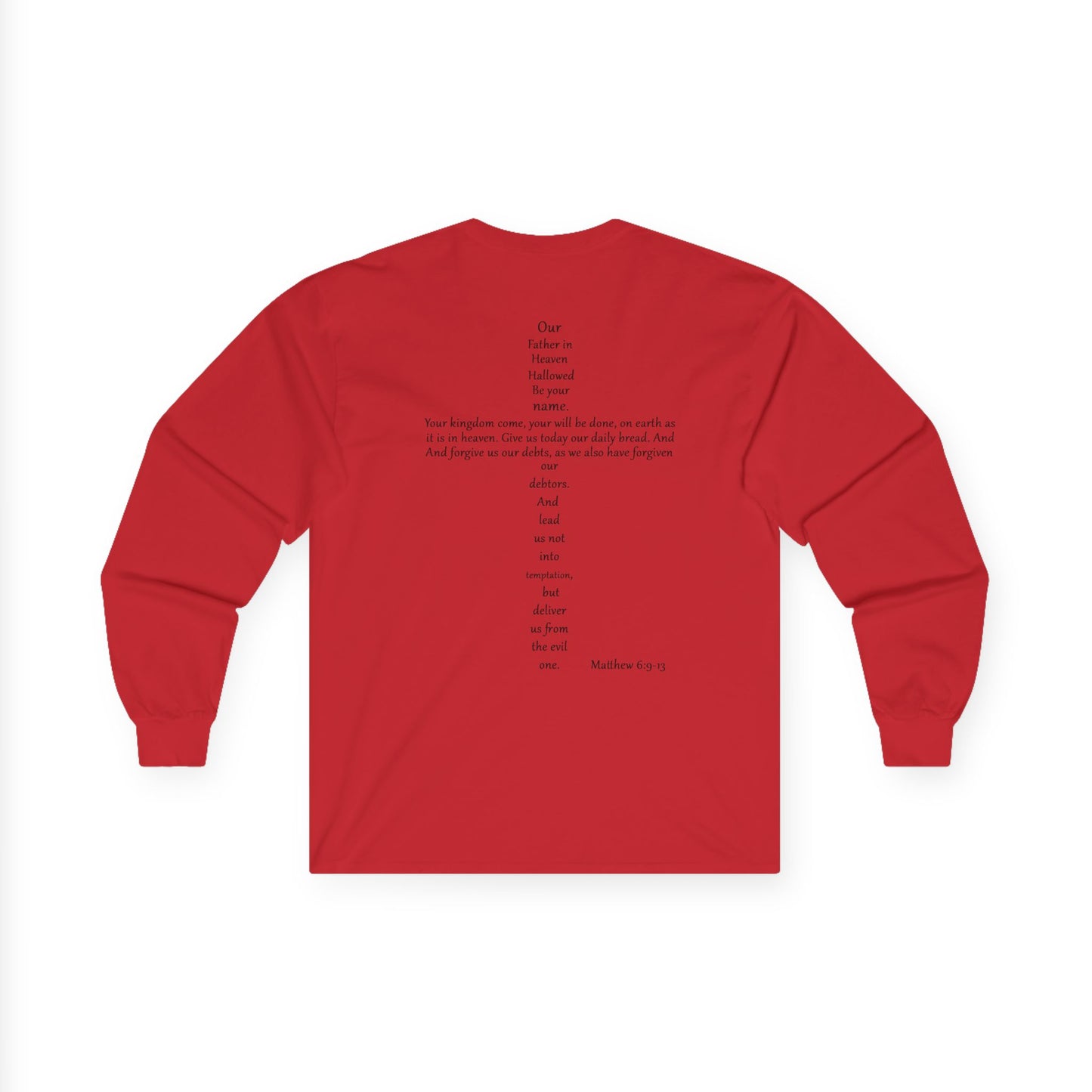 Prayer Cross Long Sleeve Tee
