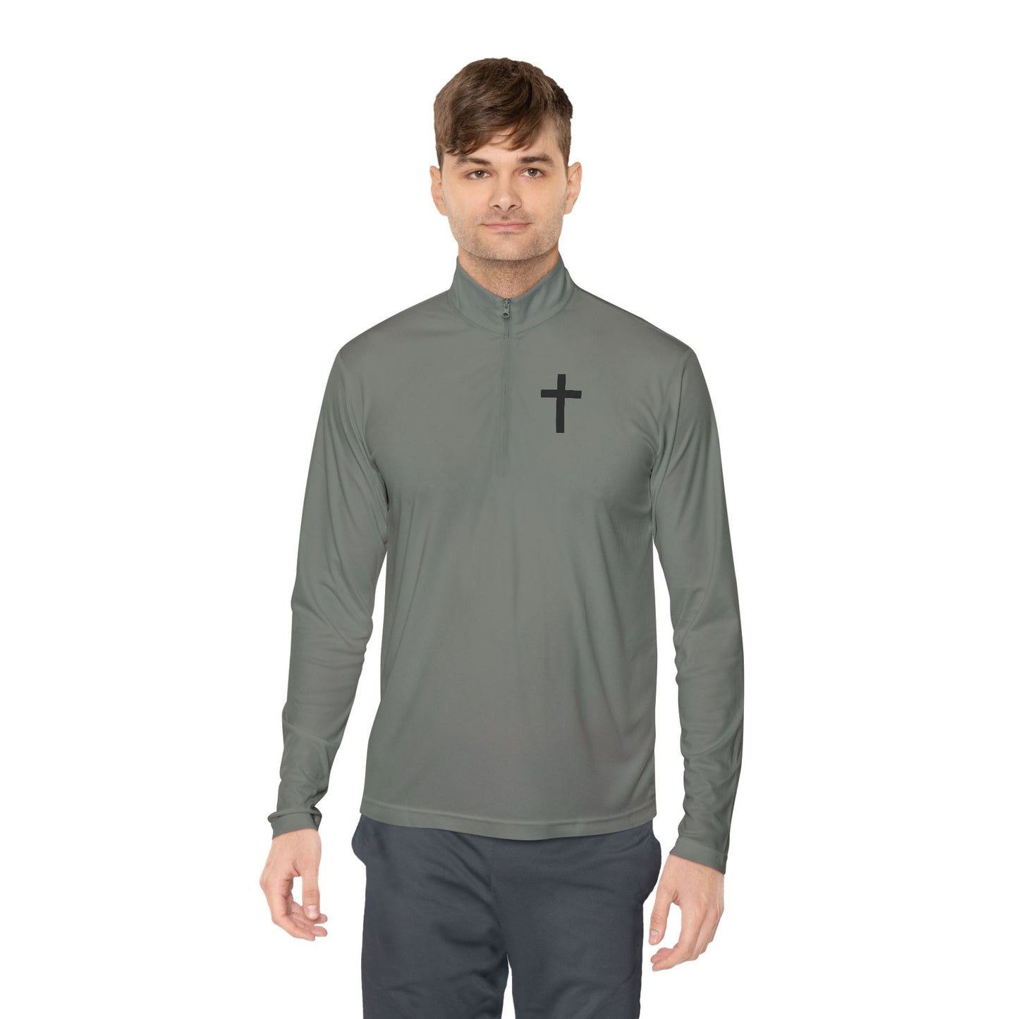 Christian Quarter-Zip Pullover - Matthew 6:9-13