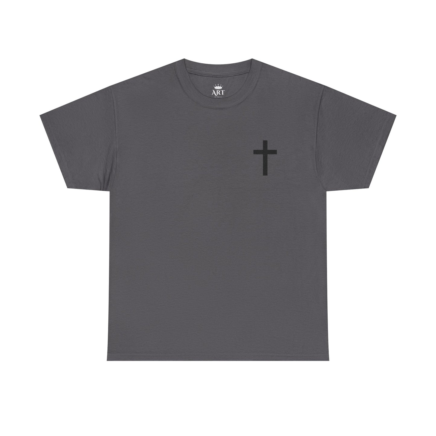 Christian Cross Unisex Tee with Matthew 6:9-13 Prayer