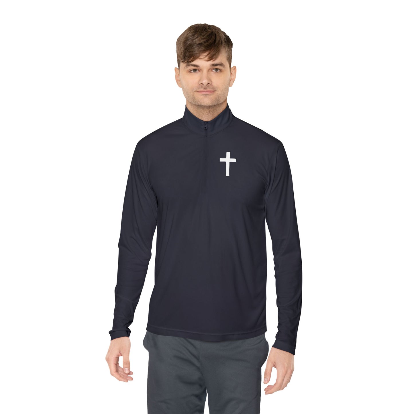 Christian Quarter-Zip Pullover - Matthew 6:9-13
