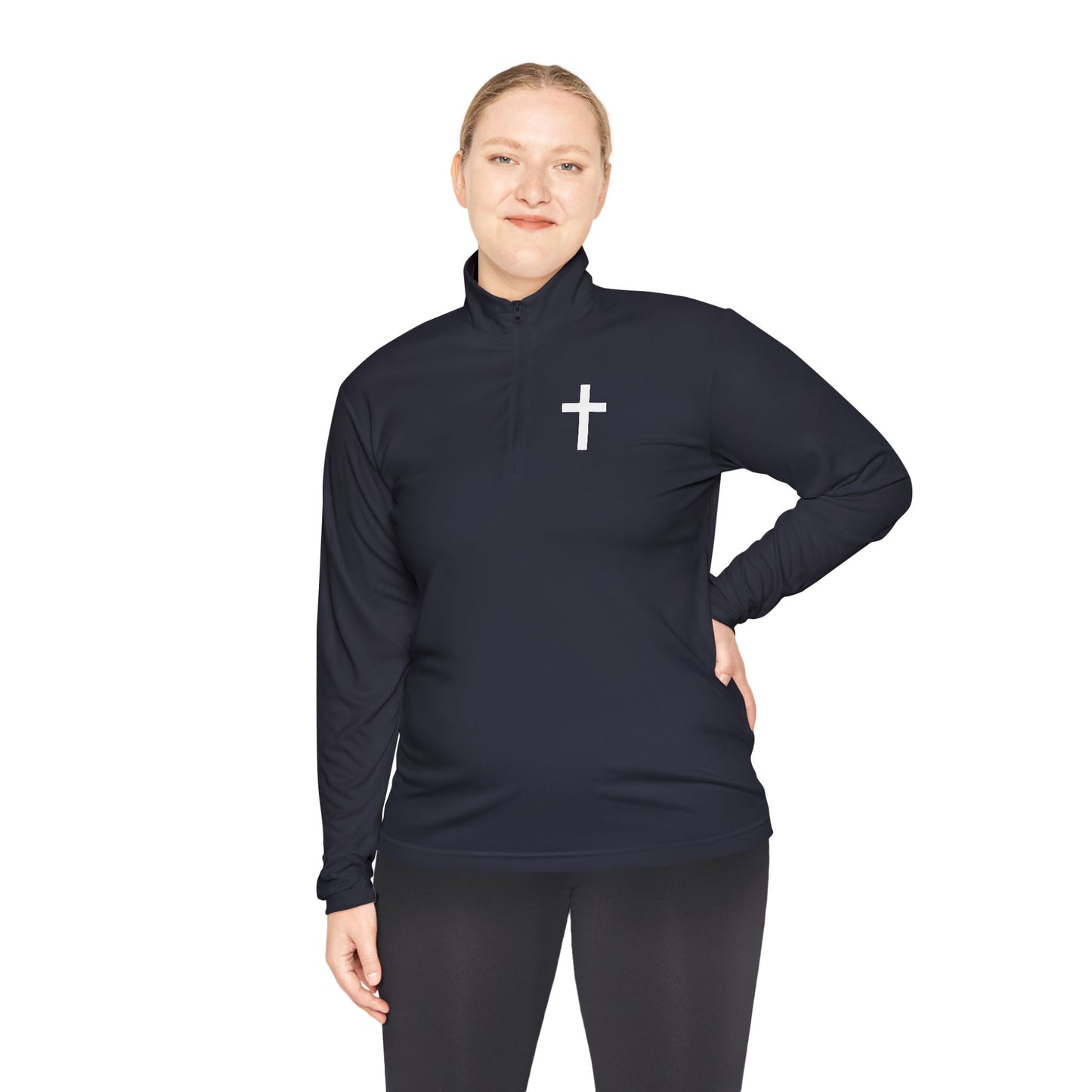 Christian Quarter-Zip Pullover - Matthew 6:9-13