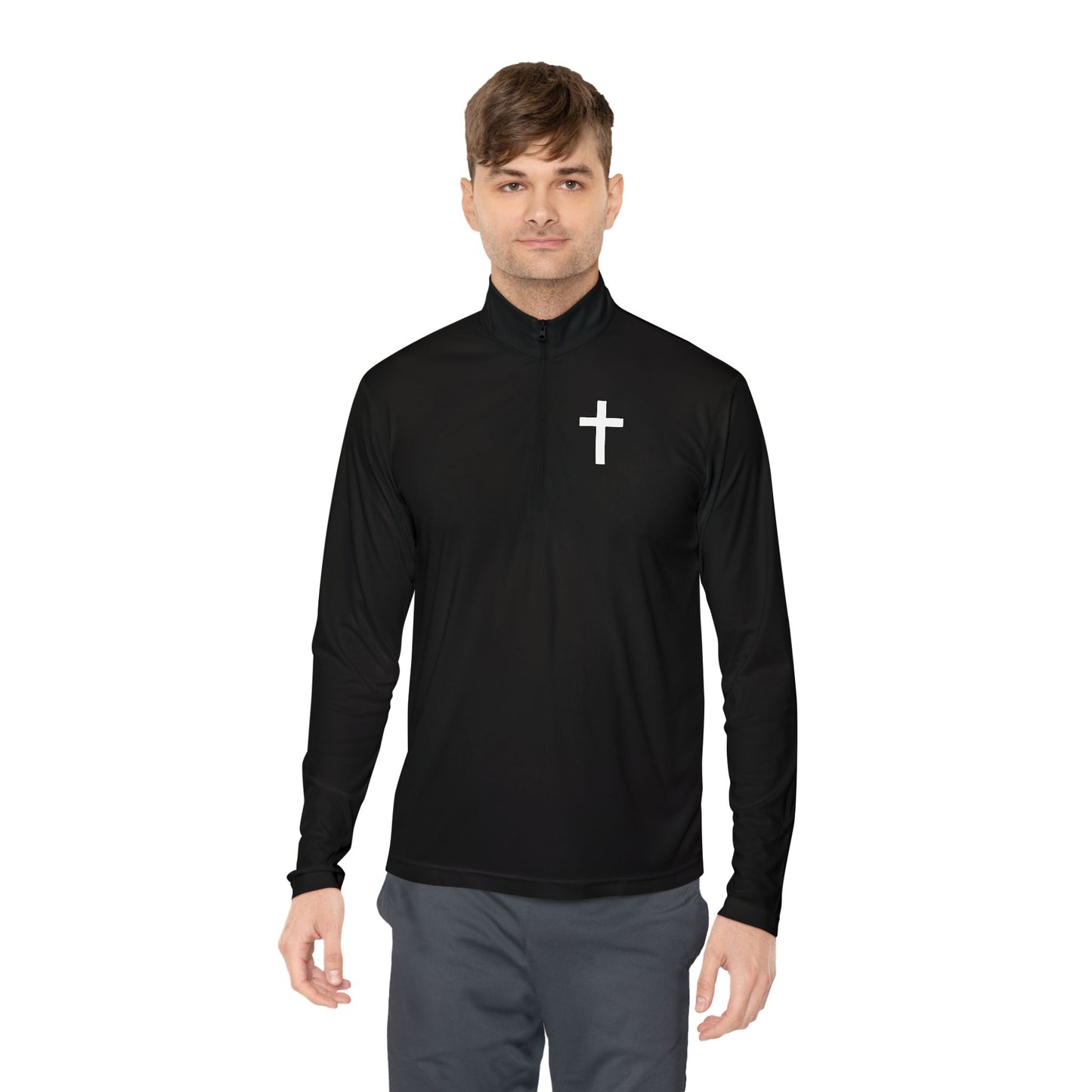 Christian Quarter-Zip Pullover - Matthew 6:9-13