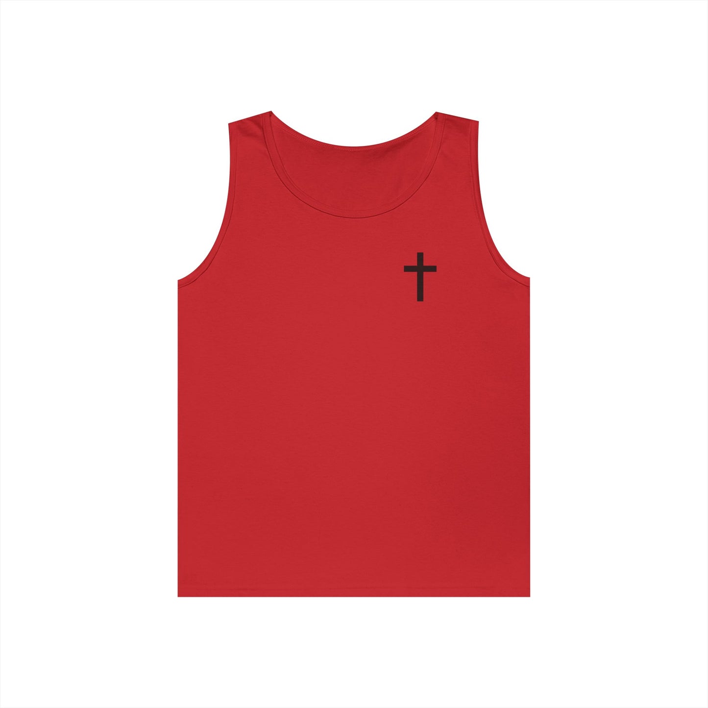 Cross Tank Top - Unisex Heavy Cotton