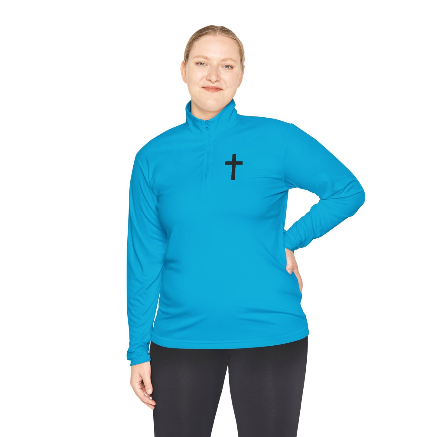 Christian Quarter-Zip Pullover - Matthew 6:9-13