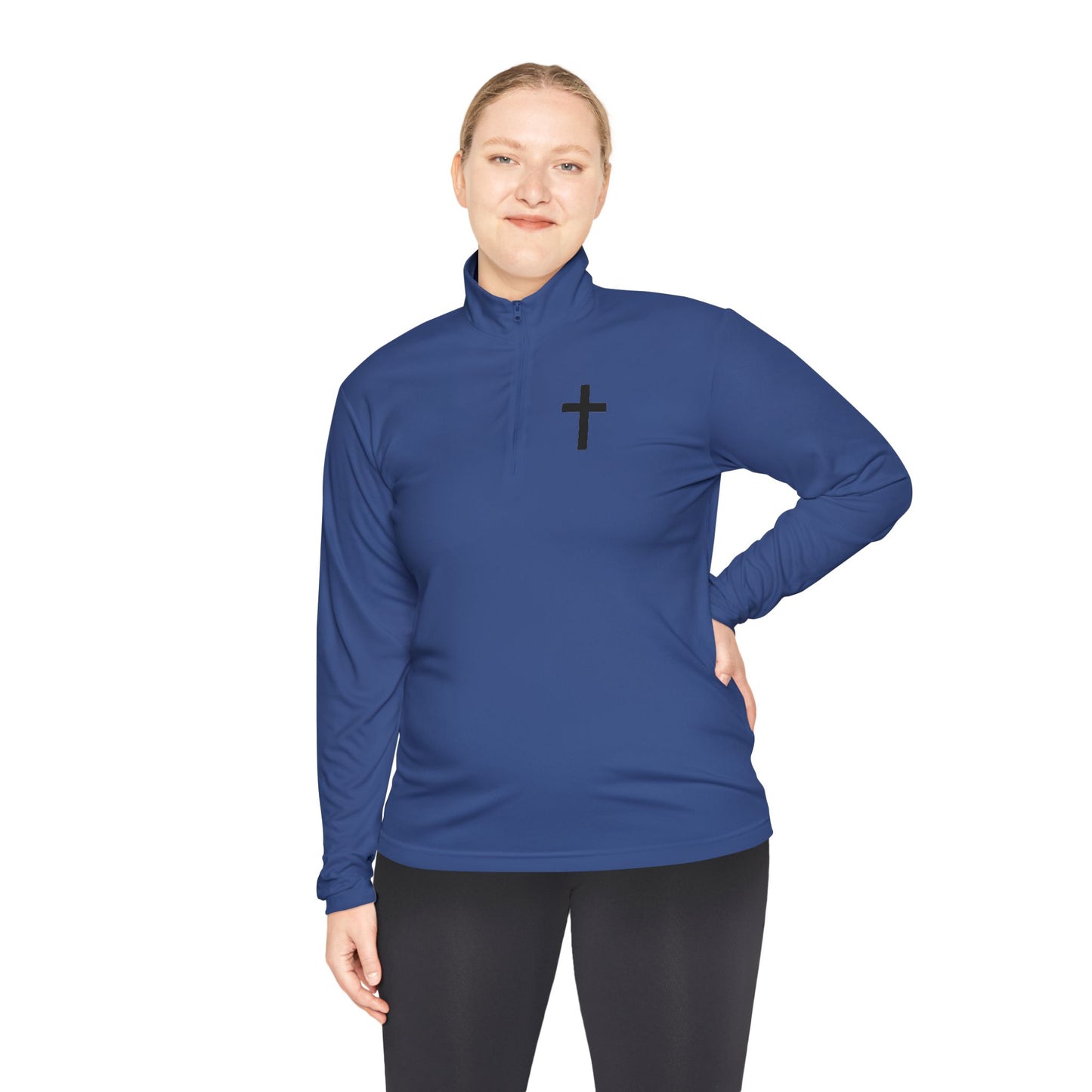 Christian Quarter-Zip Pullover - Matthew 6:9-13