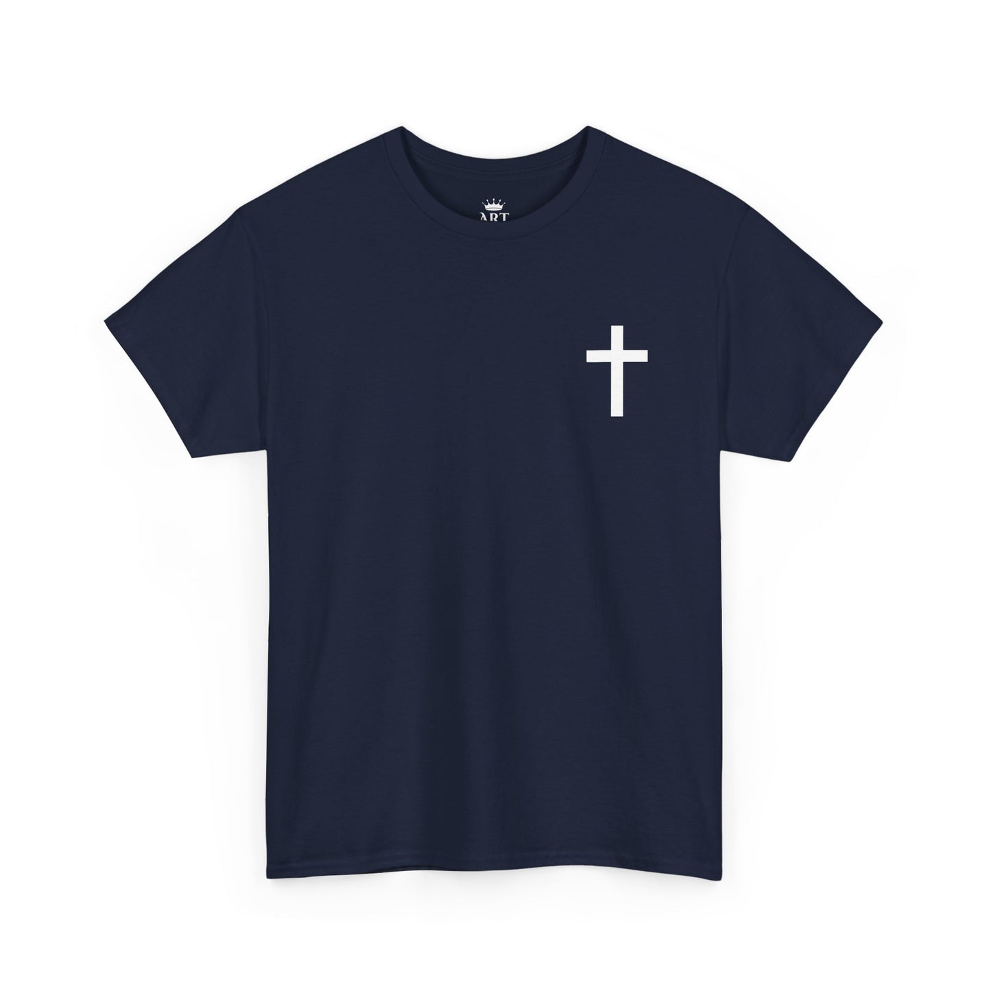 Christian Cross Unisex Tee with Matthew 6:9-13 Prayer