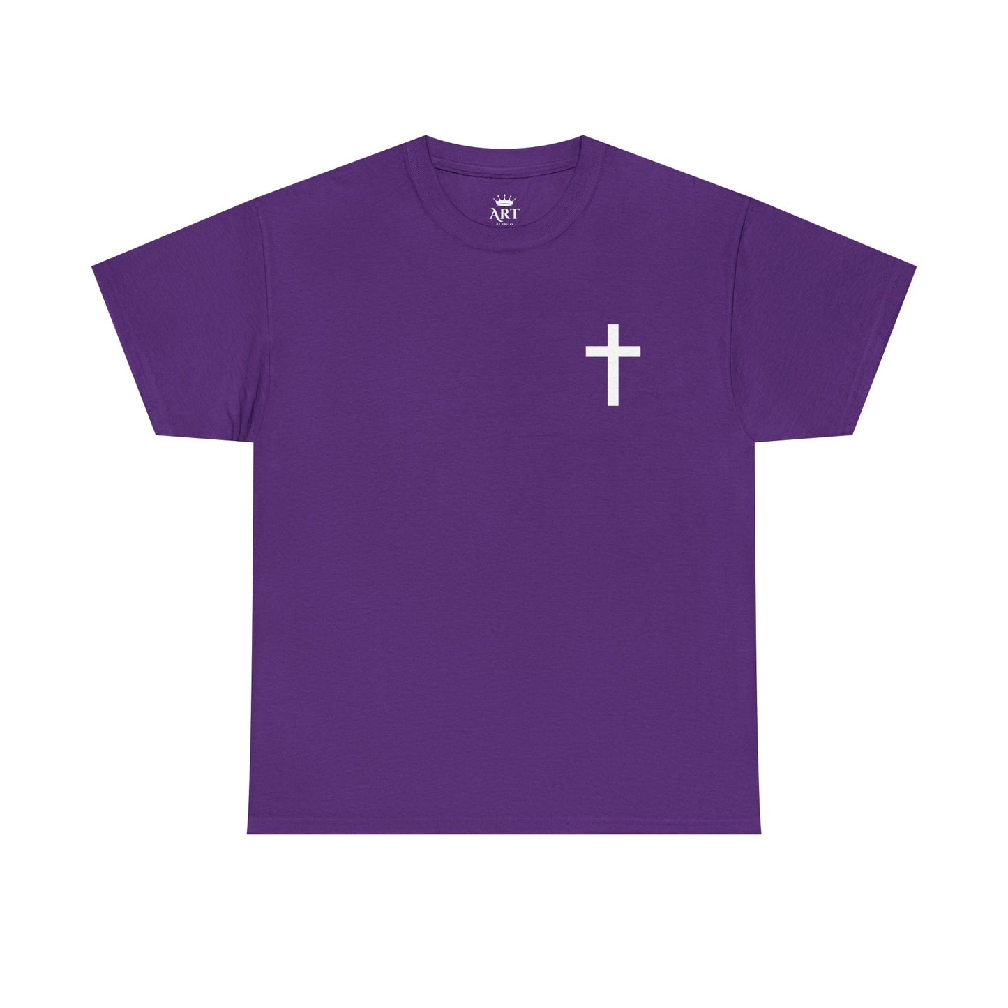 Christian Cross Unisex Tee with Matthew 6:9-13 Prayer