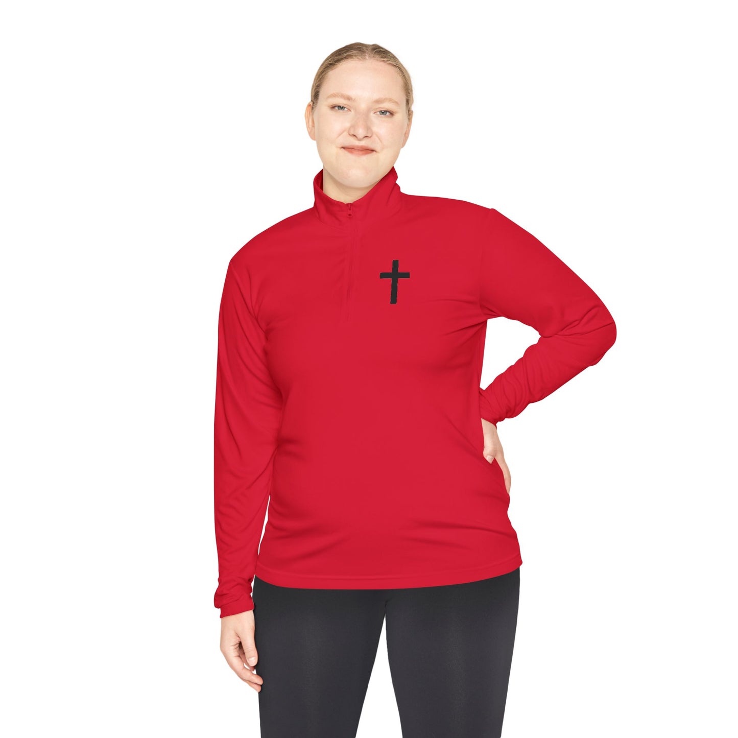 Christian Quarter-Zip Pullover - Matthew 6:9-13