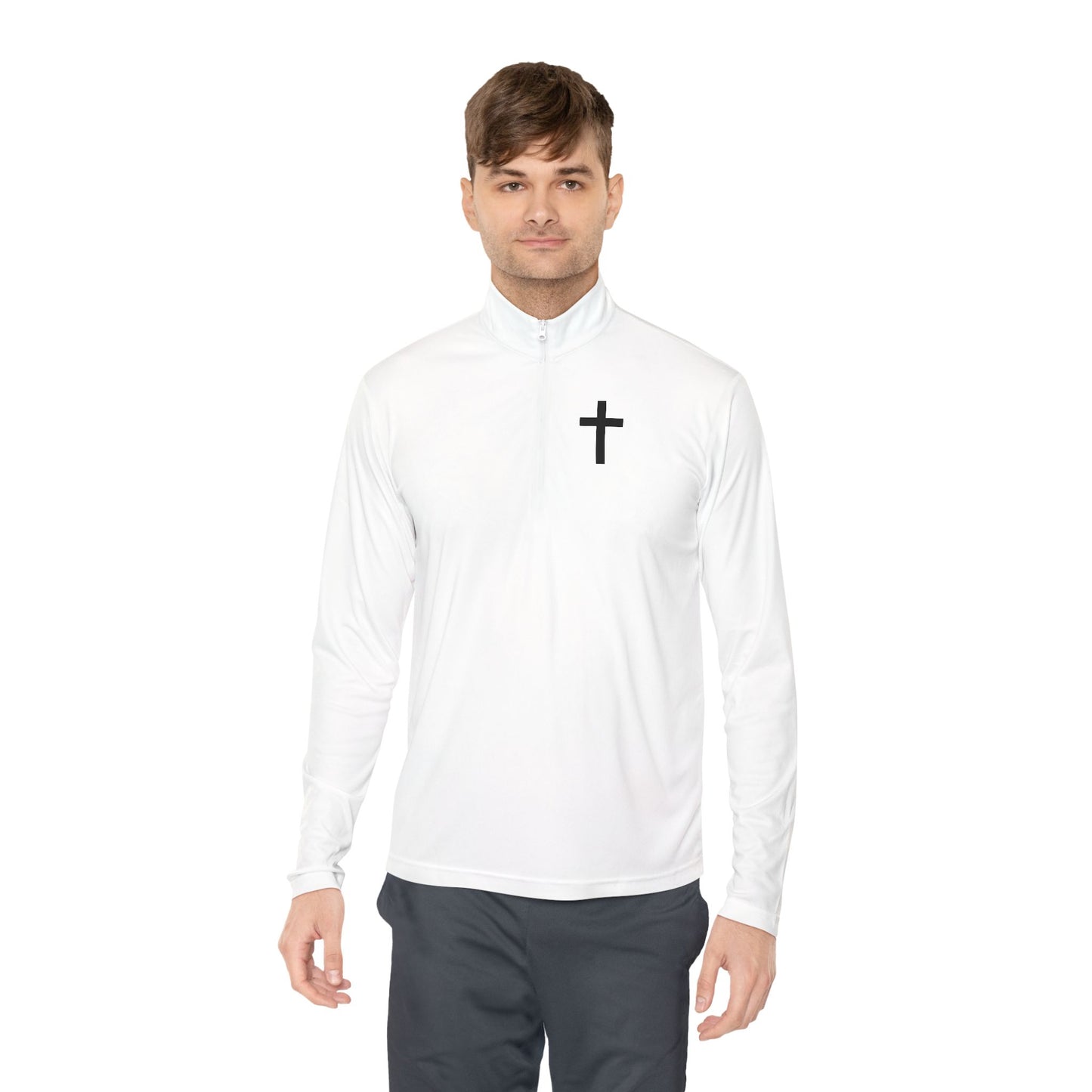 Christian Quarter-Zip Pullover - Matthew 6:9-13
