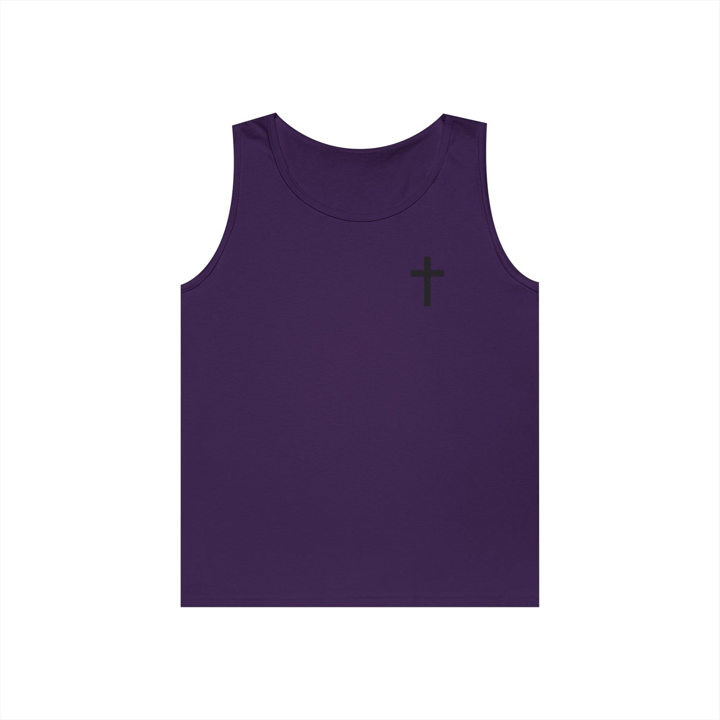 Cross Tank Top - Unisex Heavy Cotton