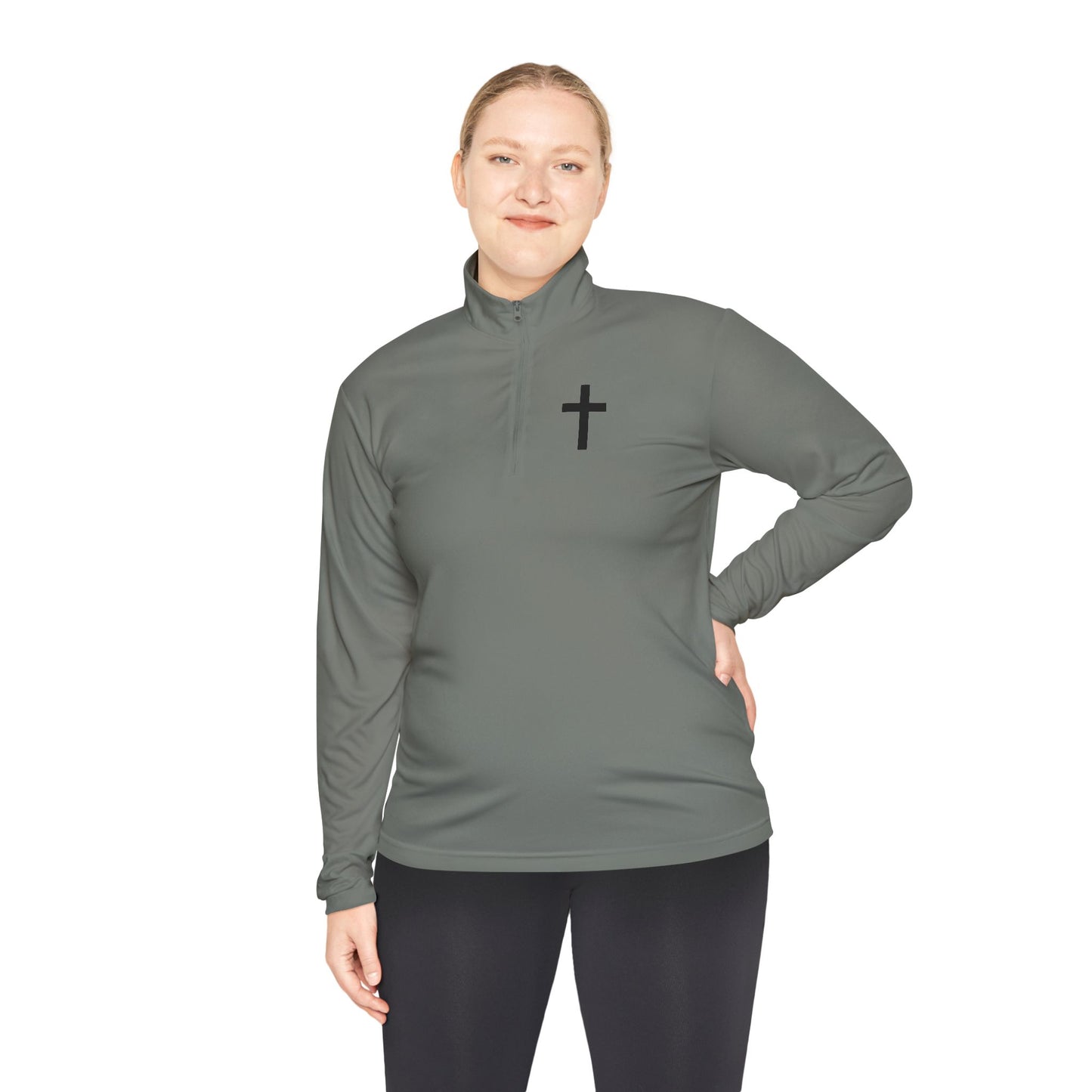 Christian Quarter-Zip Pullover - Matthew 6:9-13