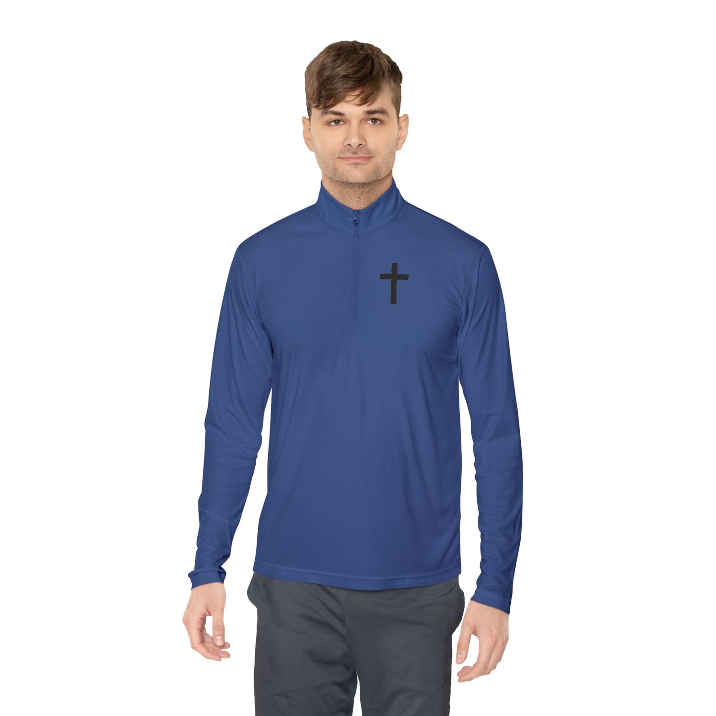 Christian Quarter-Zip Pullover - Matthew 6:9-13