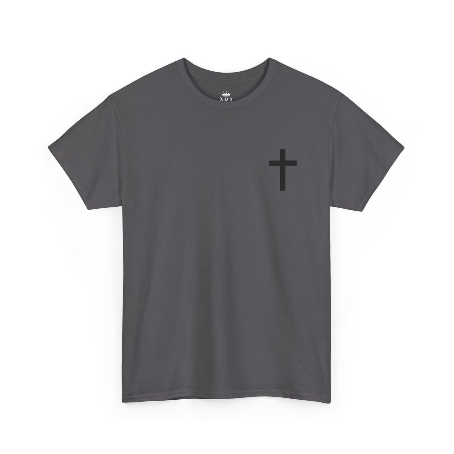Christian Cross Unisex Tee with Matthew 6:9-13 Prayer