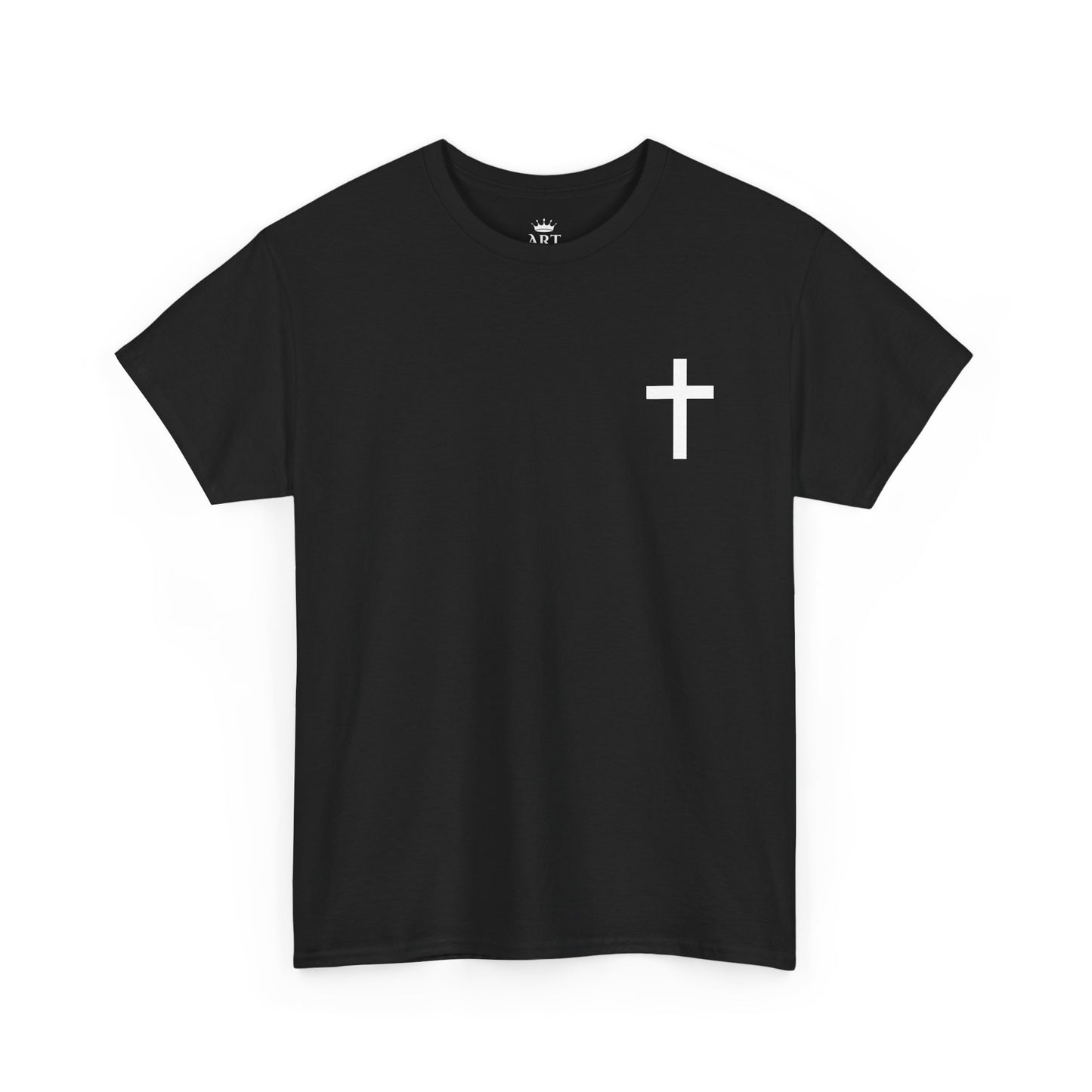 Christian Cross Unisex Tee with Matthew 6:9-13 Prayer