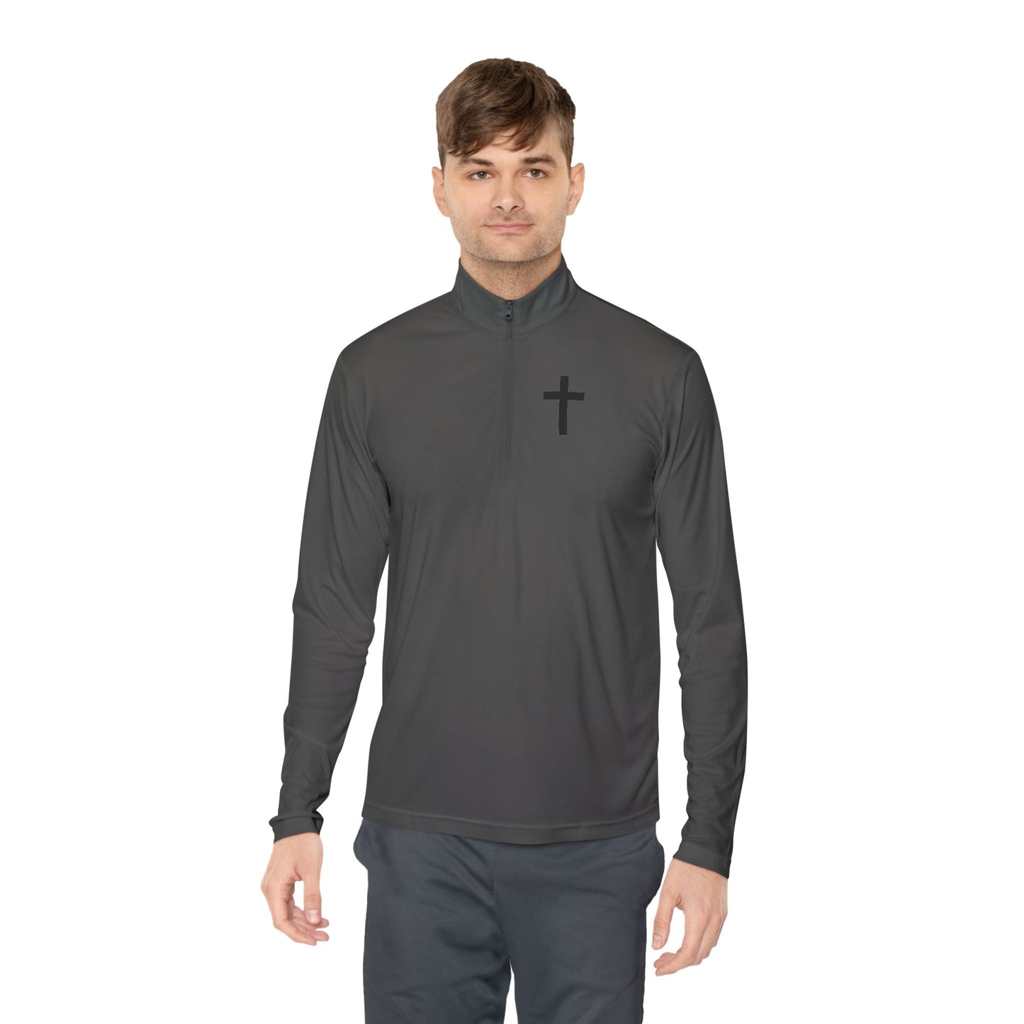 Christian Quarter-Zip Pullover - Matthew 6:9-13