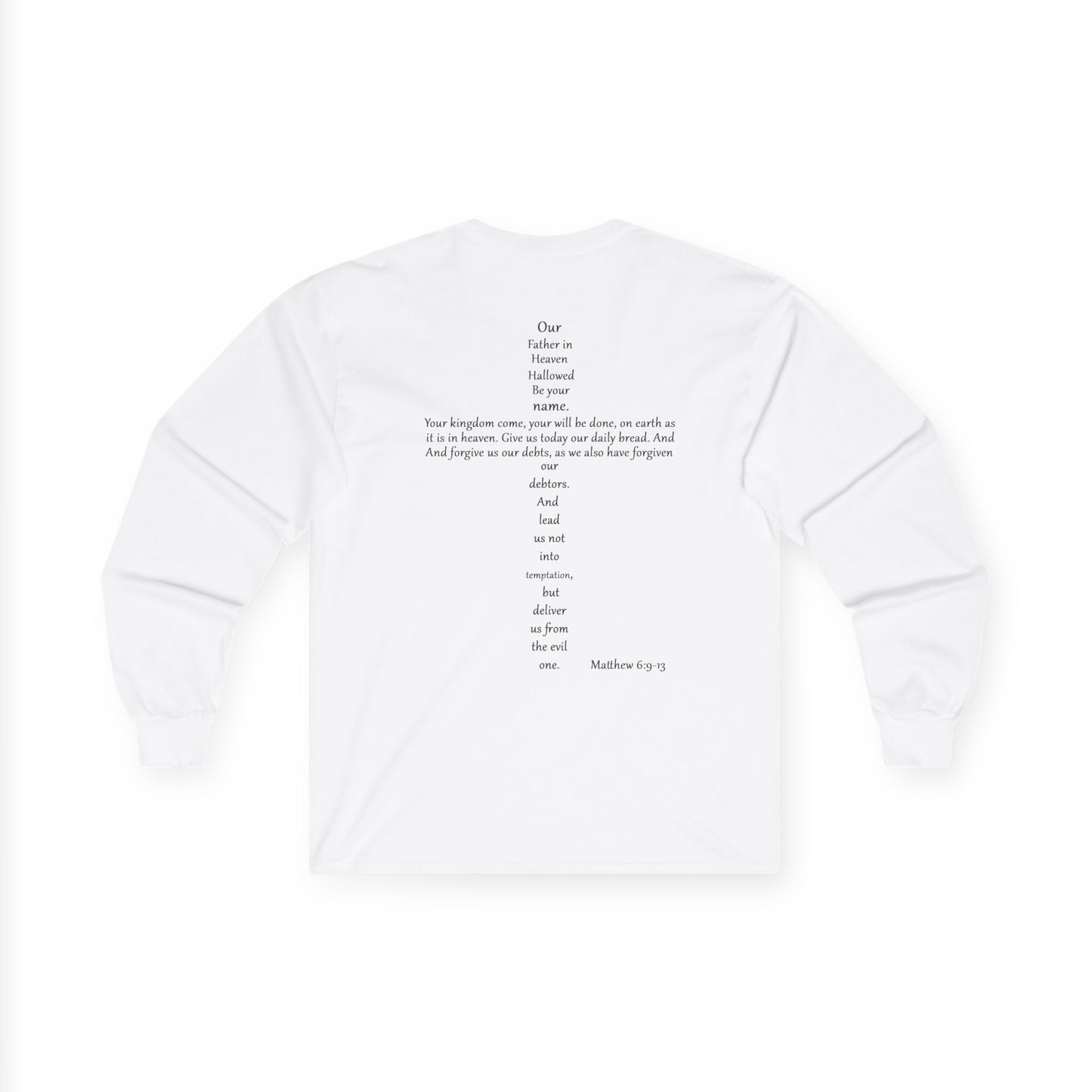 Prayer Cross Long Sleeve Tee