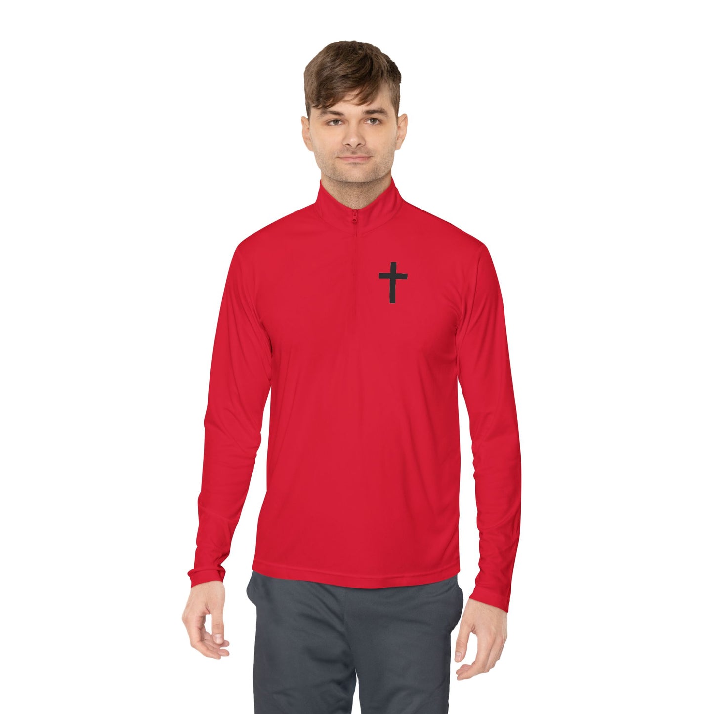 Christian Quarter-Zip Pullover - Matthew 6:9-13
