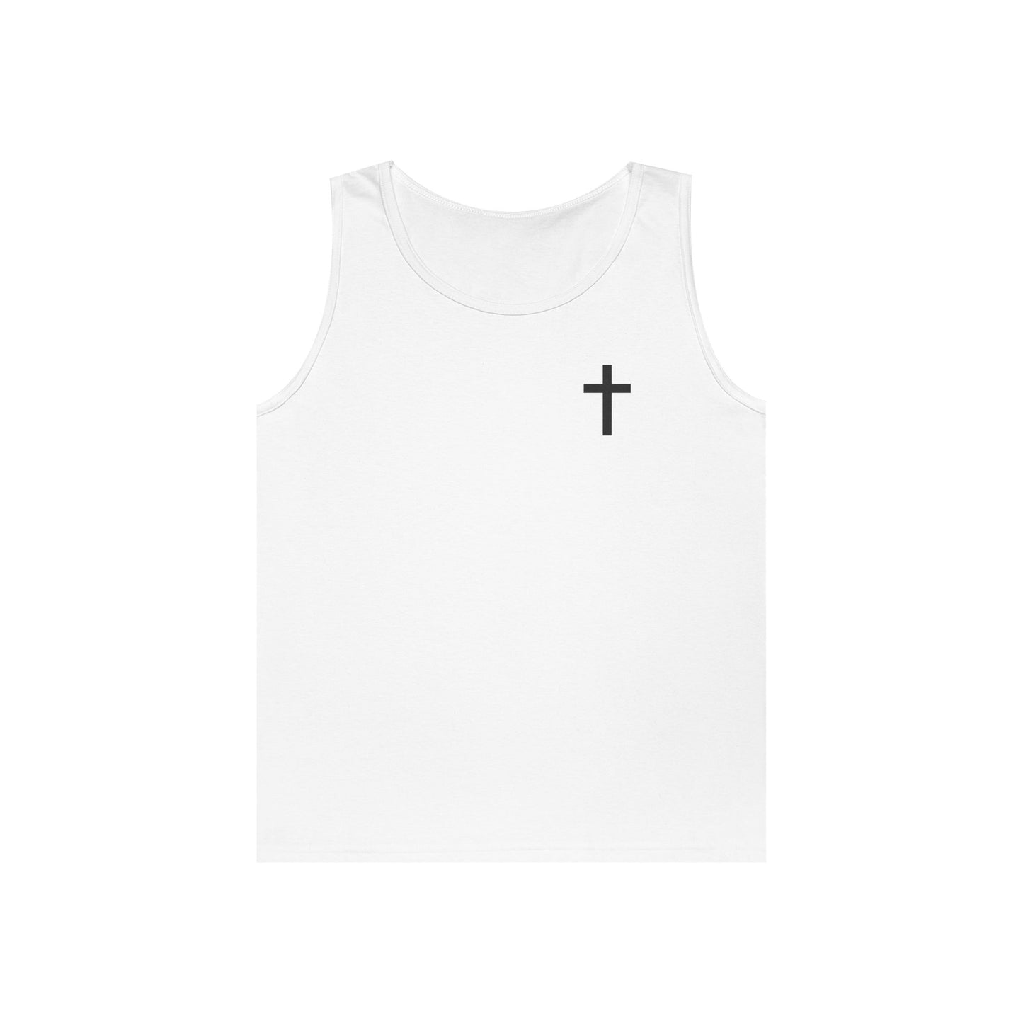 Cross Tank Top - Unisex Heavy Cotton