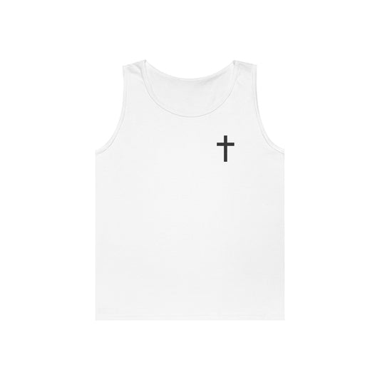 Cross Tank Top - Unisex Heavy Cotton
