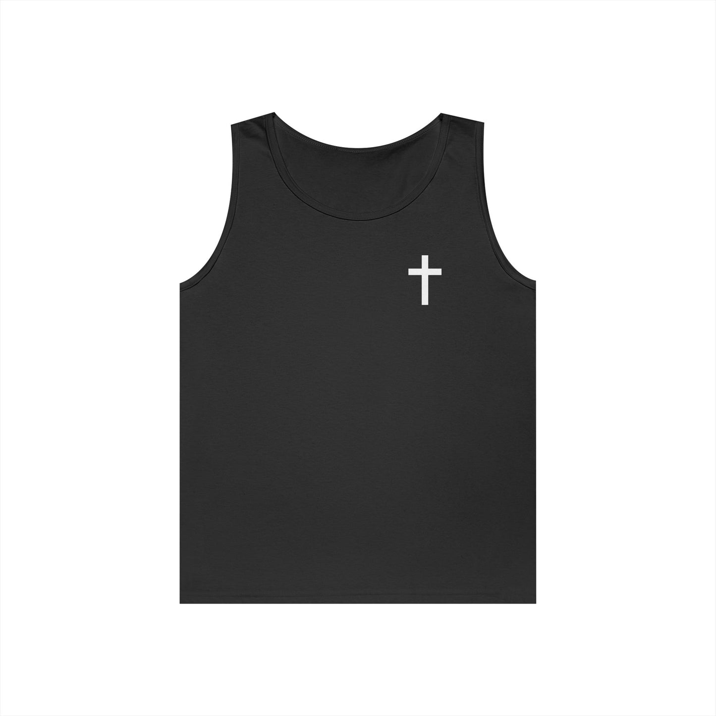 Cross Tank Top - Unisex Heavy Cotton