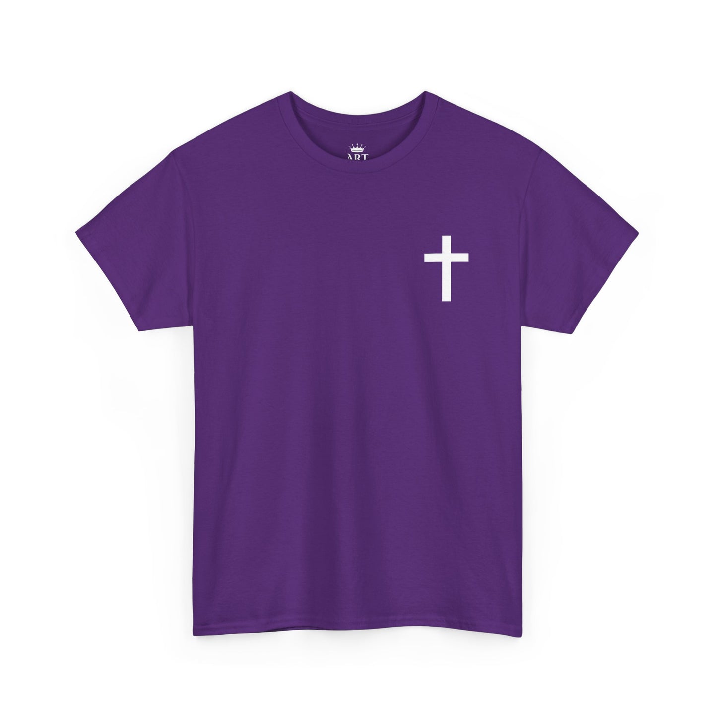 Christian Cross Unisex Tee with Matthew 6:9-13 Prayer