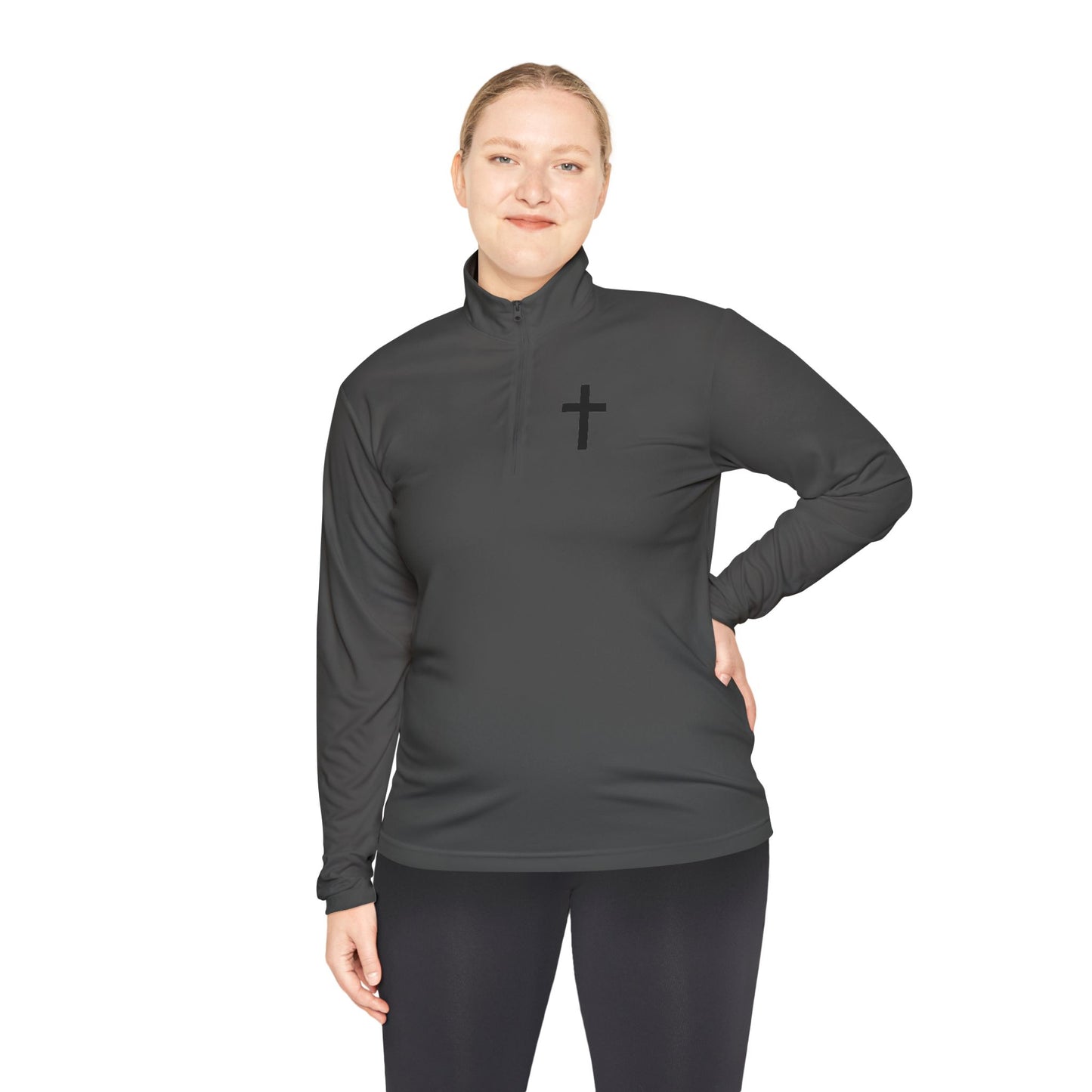Christian Quarter-Zip Pullover - Matthew 6:9-13