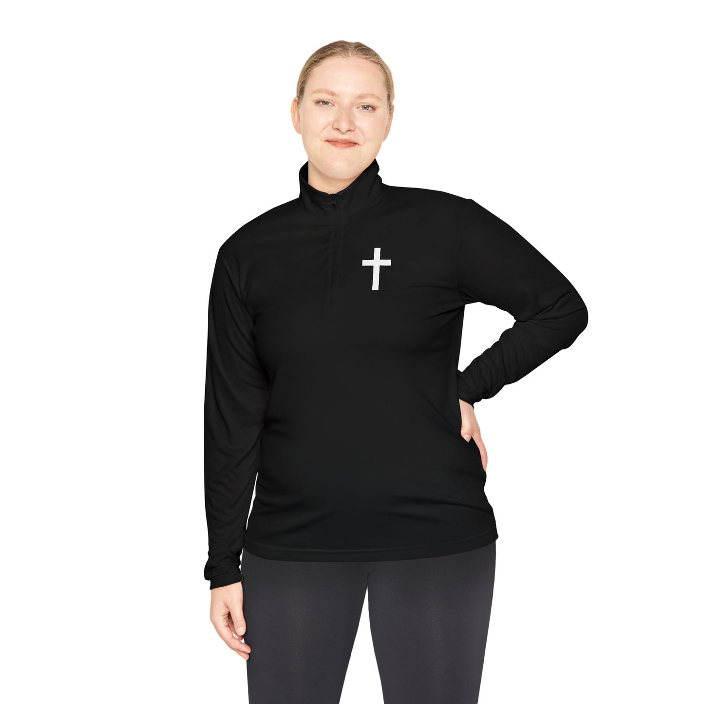 Christian Quarter-Zip Pullover - Matthew 6:9-13
