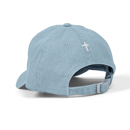 Faith Embroidered Denim Hat