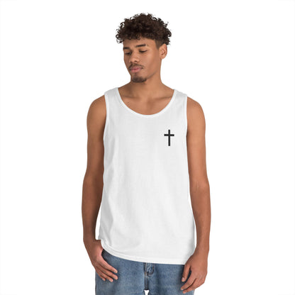 Cross Tank Top - Unisex Heavy Cotton