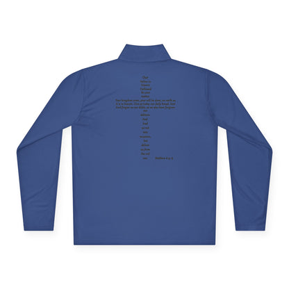 Christian Quarter-Zip Pullover - Matthew 6:9-13