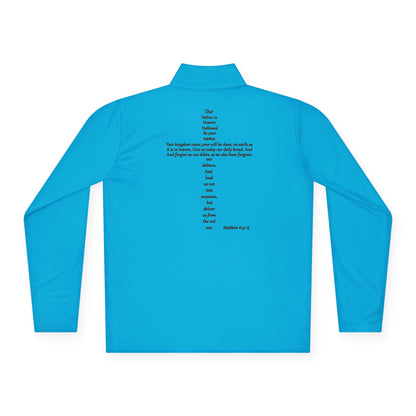 Christian Quarter-Zip Pullover - Matthew 6:9-13