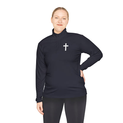 Christian Quarter-Zip Pullover - Matthew 6:9-13