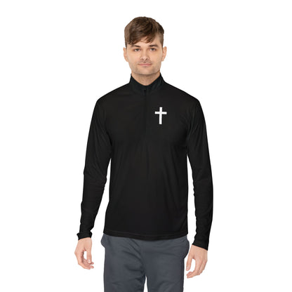 Christian Quarter-Zip Pullover - Matthew 6:9-13