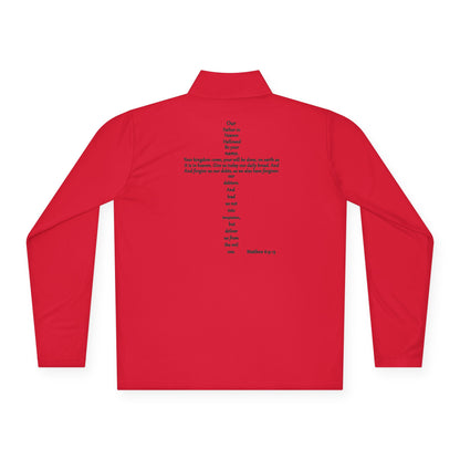 Christian Quarter-Zip Pullover - Matthew 6:9-13