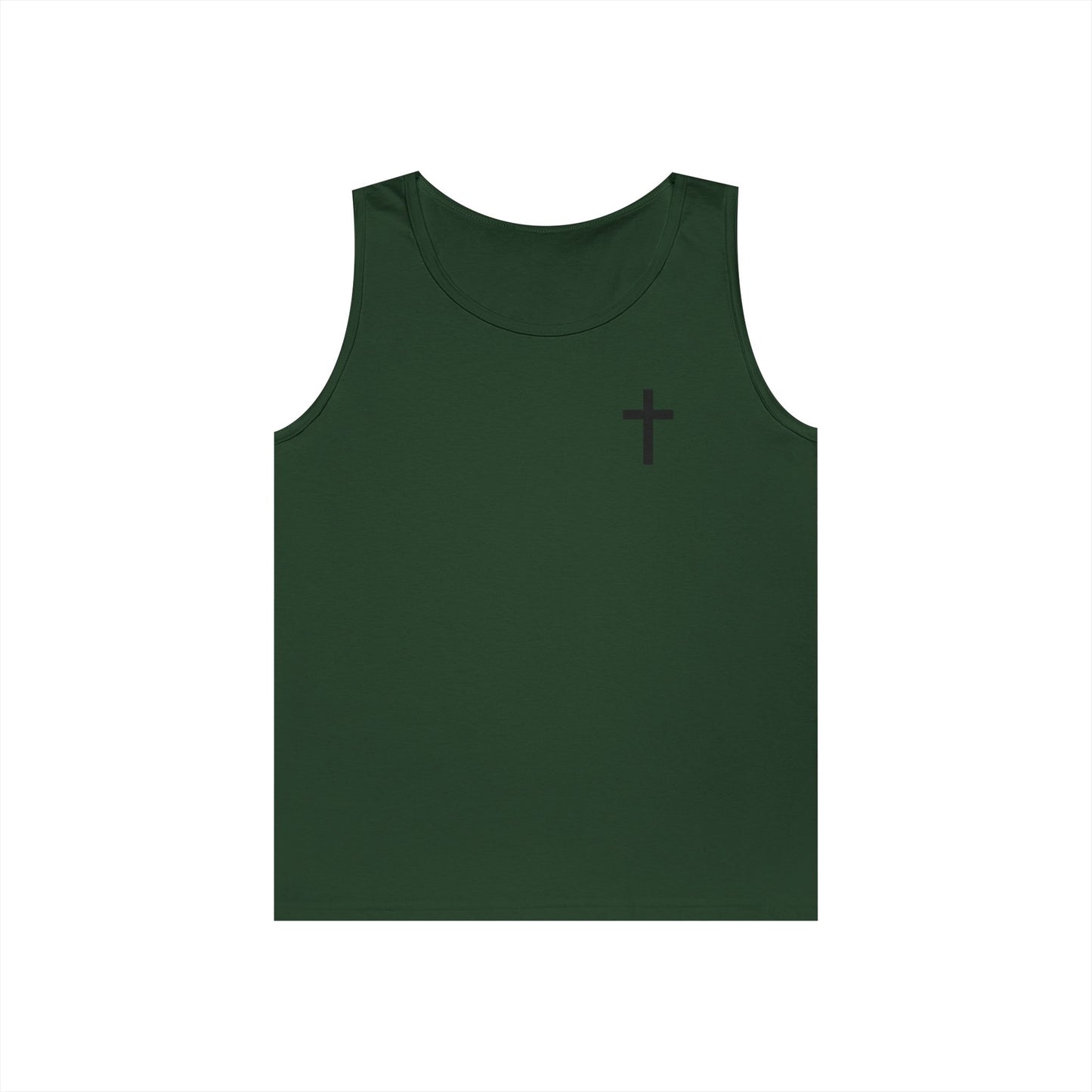 Cross Tank Top - Unisex Heavy Cotton