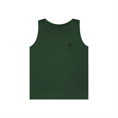 Cross Tank Top - Unisex Heavy Cotton