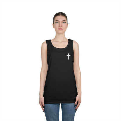 Cross Tank Top - Unisex Heavy Cotton