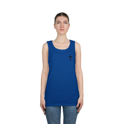 Cross Tank Top - Unisex Heavy Cotton