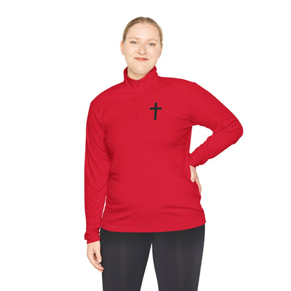 Christian Quarter-Zip Pullover - Matthew 6:9-13
