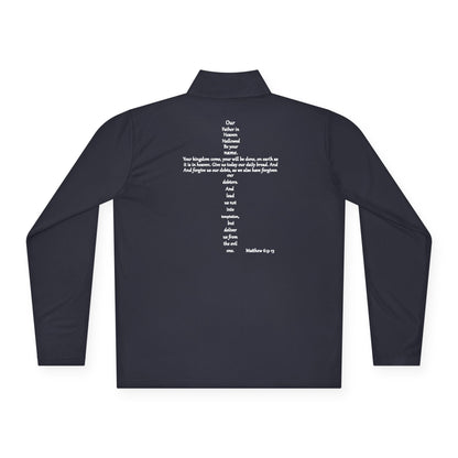 Christian Quarter-Zip Pullover - Matthew 6:9-13