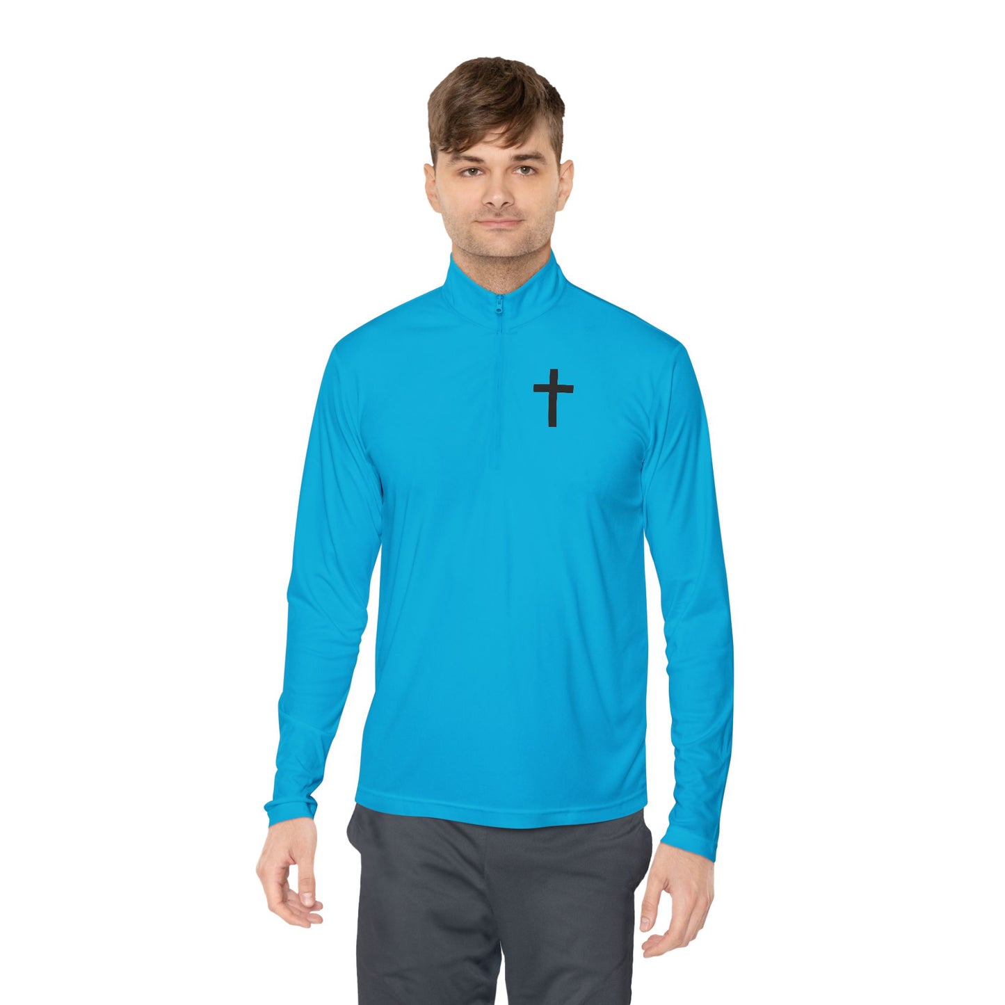 Christian Quarter-Zip Pullover - Matthew 6:9-13