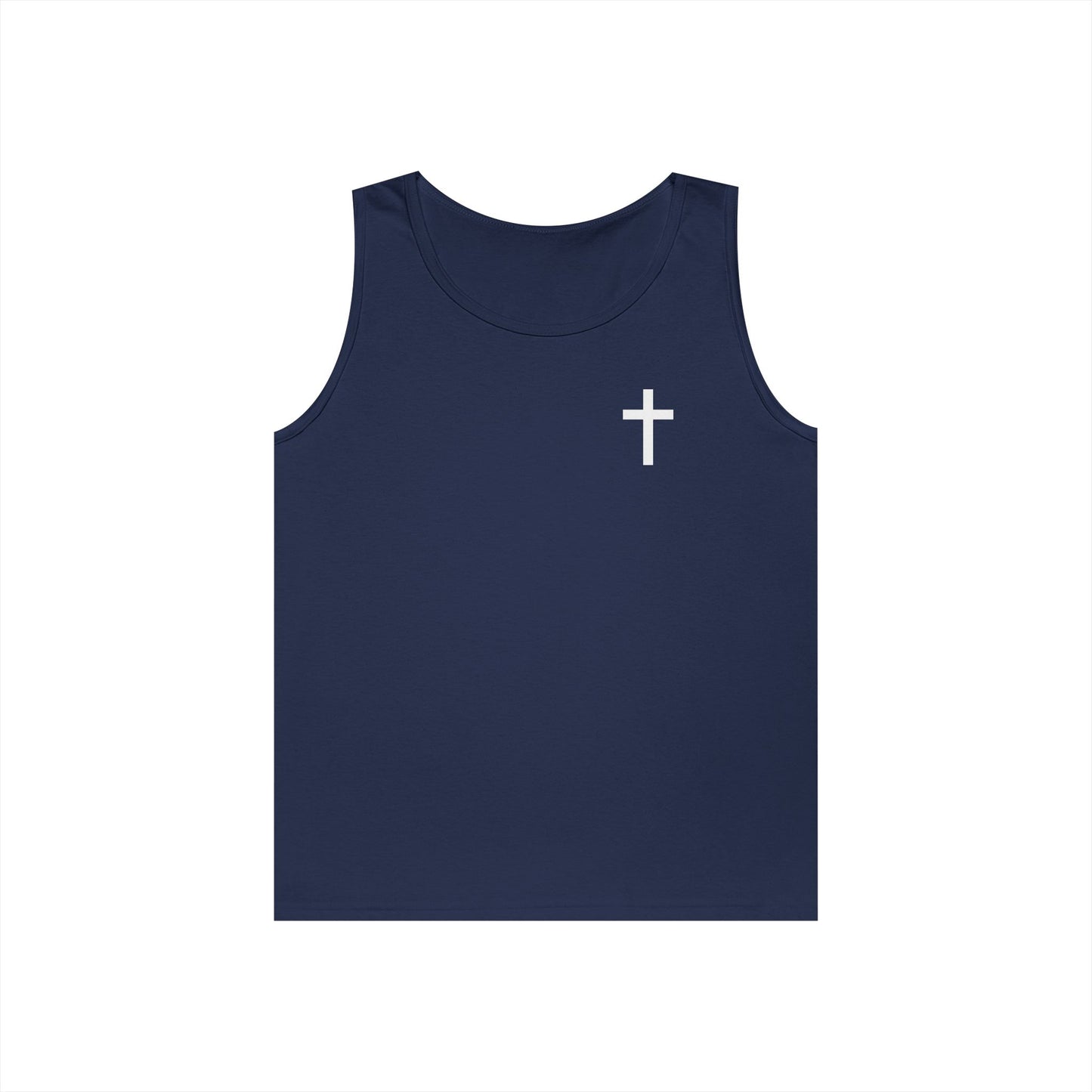Cross Tank Top - Unisex Heavy Cotton