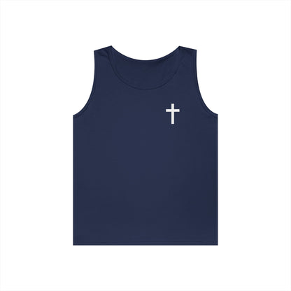 Cross Tank Top - Unisex Heavy Cotton