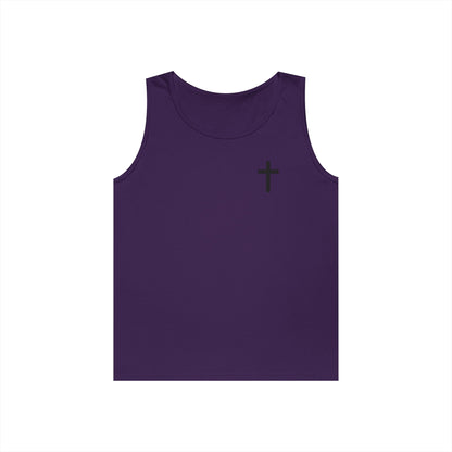 Cross Tank Top - Unisex Heavy Cotton