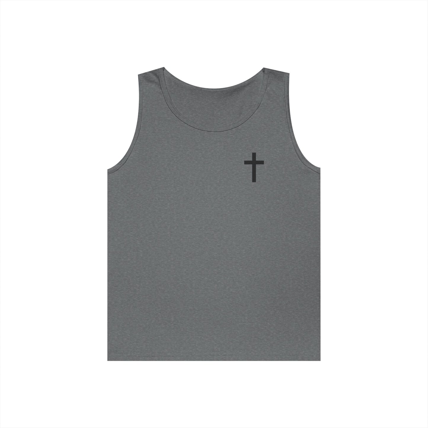 Cross Tank Top - Unisex Heavy Cotton