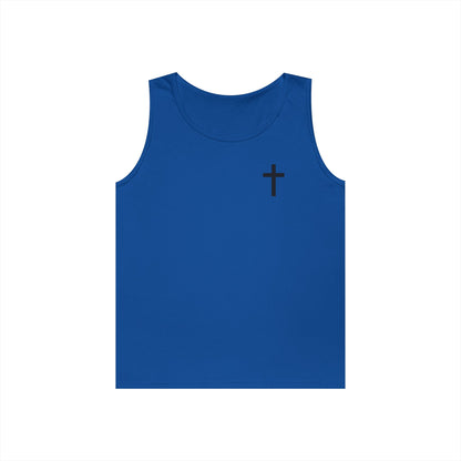 Cross Tank Top - Unisex Heavy Cotton