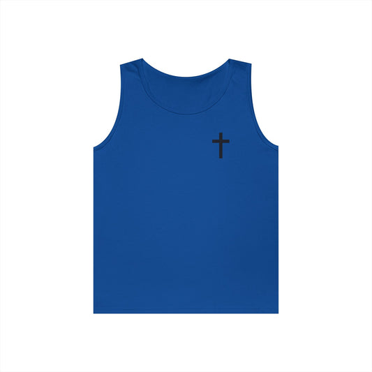 Cross Tank Top - Unisex Heavy Cotton