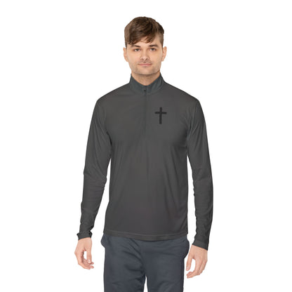 Christian Quarter-Zip Pullover - Matthew 6:9-13