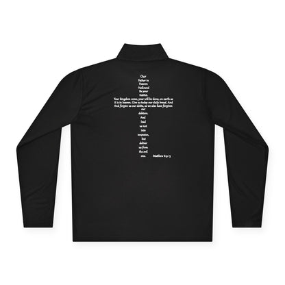Christian Quarter-Zip Pullover - Matthew 6:9-13